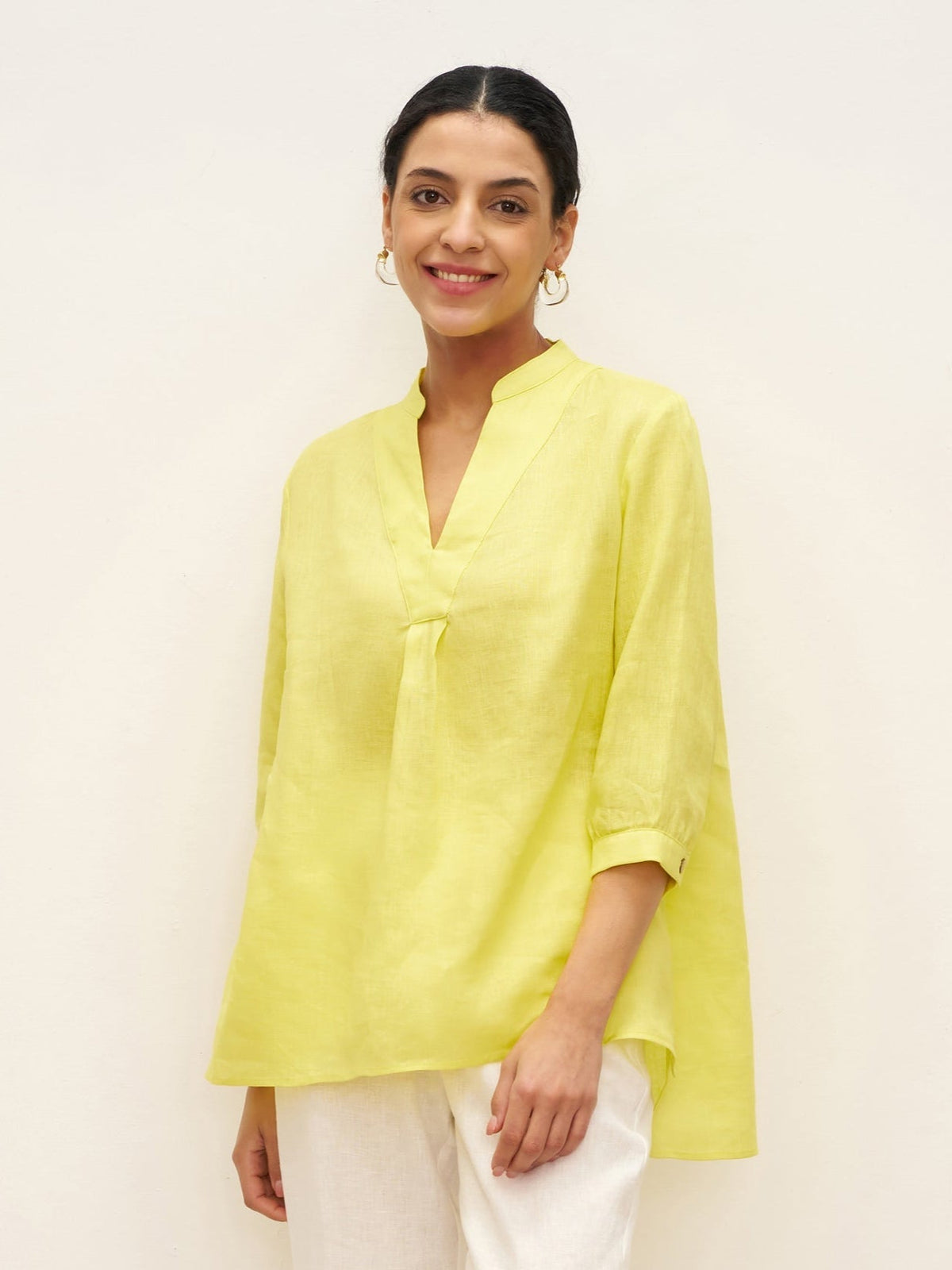 JOANNA Linen Dress Shirt