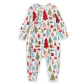 Christmas Merry Baby Bamboo Zipper Romper | Family Matching