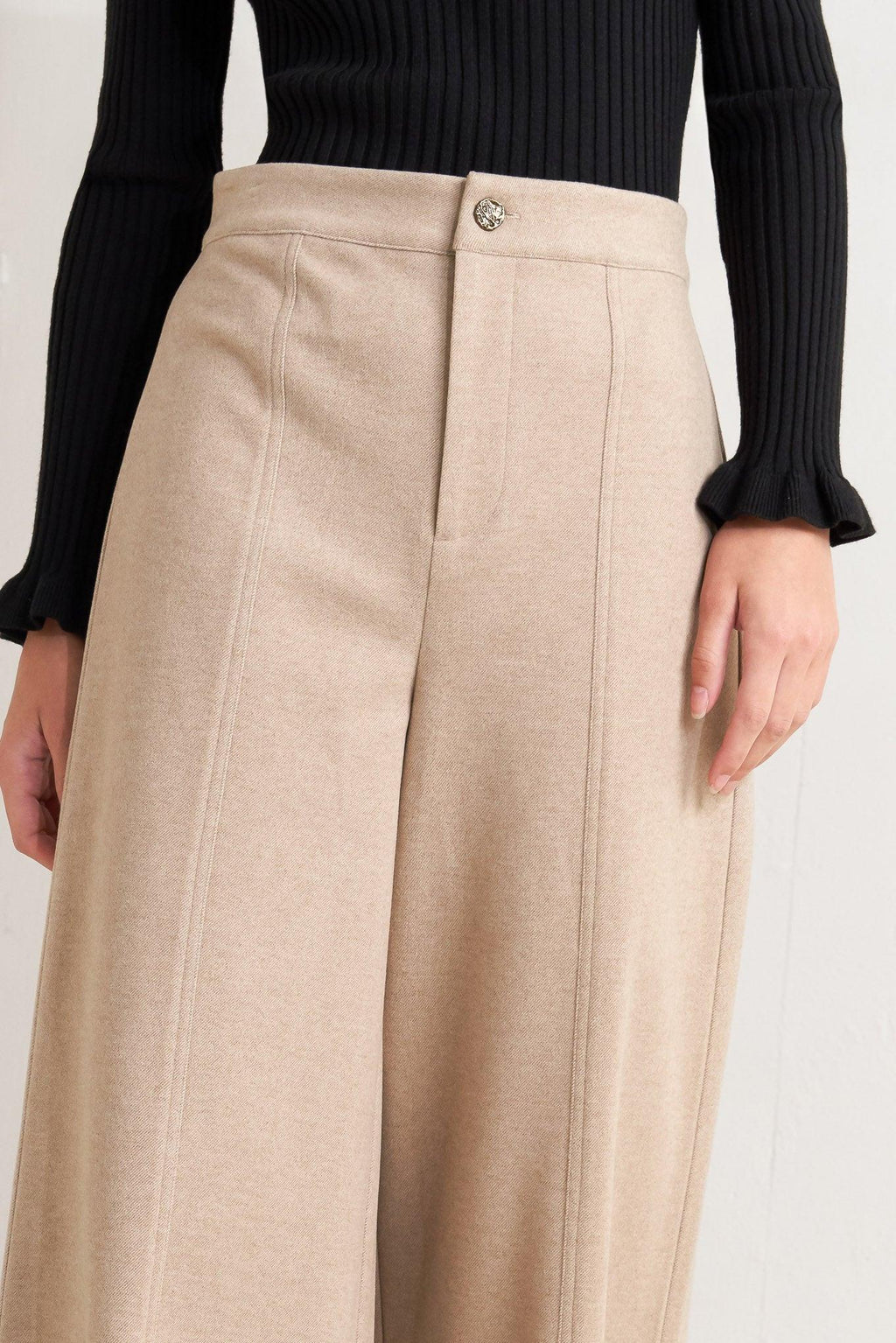 MODERN CORSET MOCHA KNIT PANTS