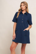 DOWNTOWN COOL KNIT MINI DRESS