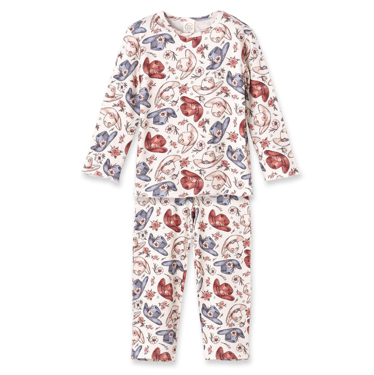 Wildflower Rodeo Cowgirl Kids Pajama Set | Soft Bamboo PJs