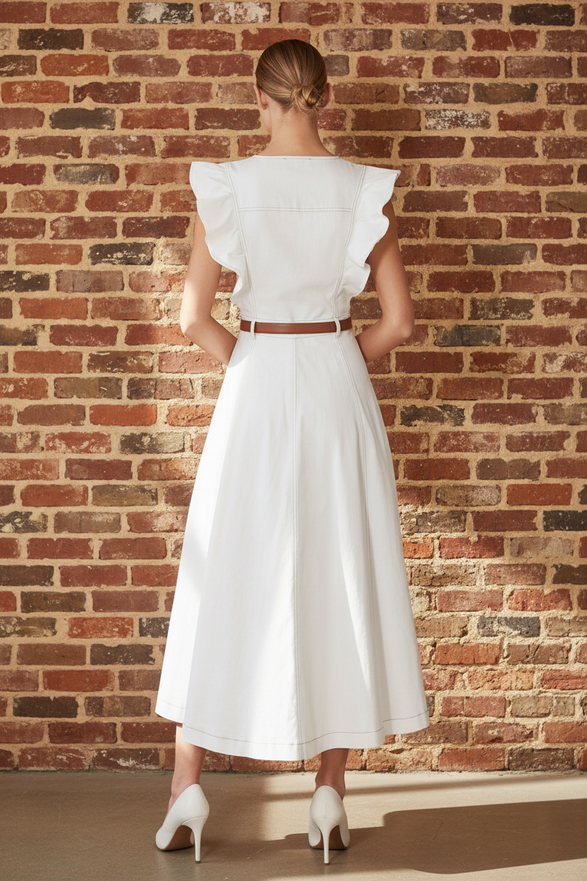 Soft Power Story Dress - Back Brick Wall