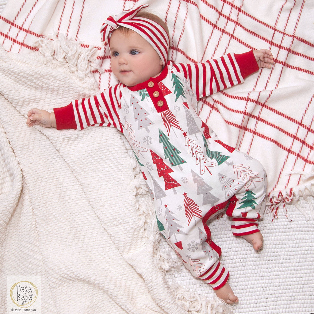 Christmas Tree Baby Romper