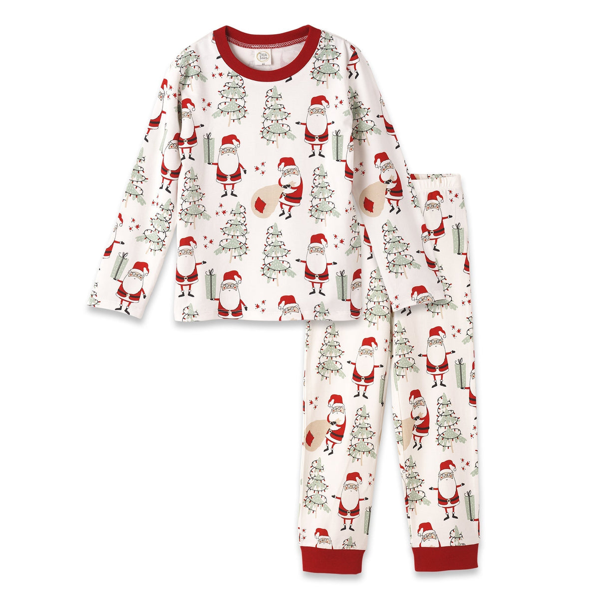 Here Comes Santa Kids Bamboo Pajama Set | Christmas Family Matching