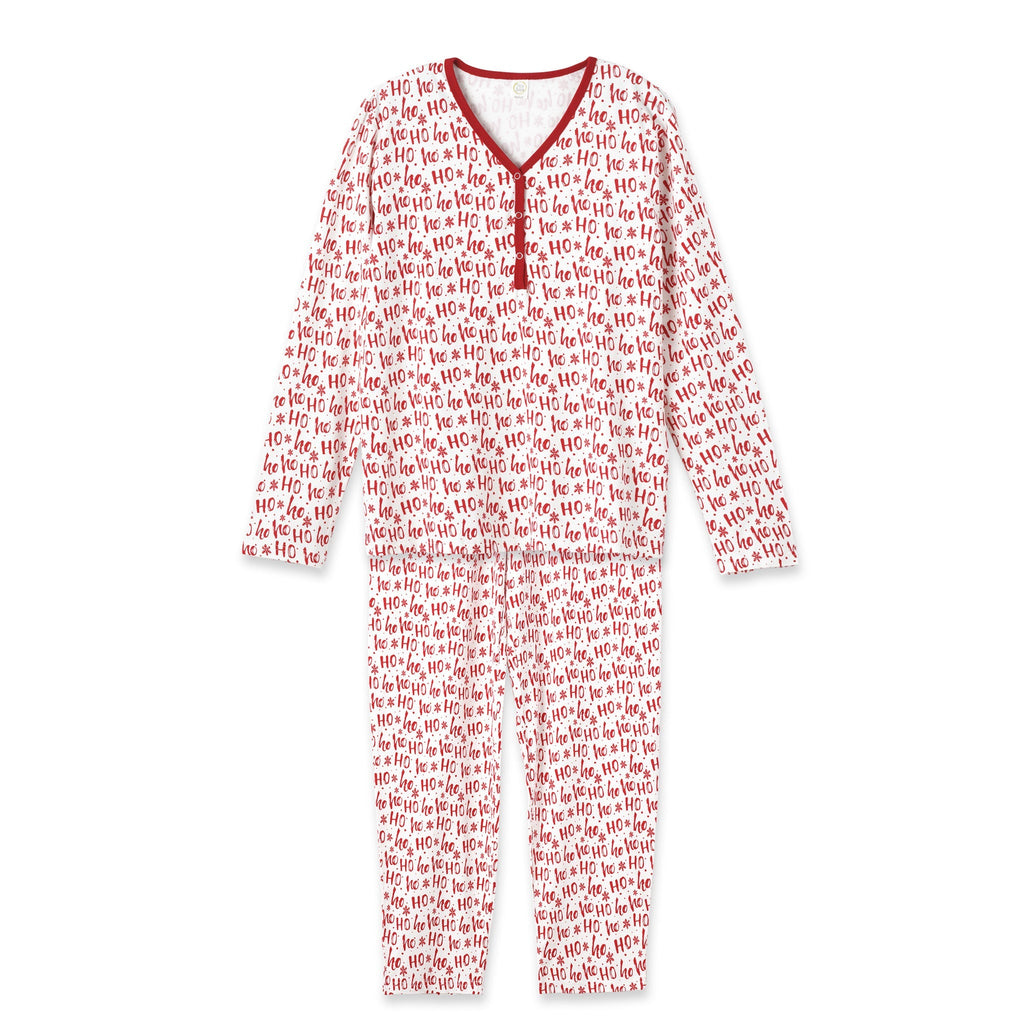 Christmas Ho Ho Ho Women's Bamboo Pajama Set